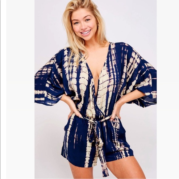 Pants - NWT $110 Tie Dye Romper Coverup